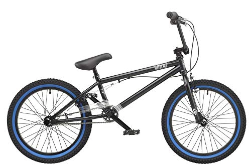 BMX : Rooster Hardcore - Bicicleta BMX para niños (Marco de 25 cm, Ruedas de 20 Pulgadas), Color Negro Mate