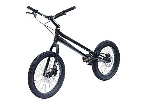 BMX : SWORDlimit BMX Bike / Bicicleta de Escalada para Principiantes hasta avanzados, Cuadro de aleacin de Aluminio Ligero de Alta Resistencia, (Disco de Aceite MT200, Volante 108), Negro