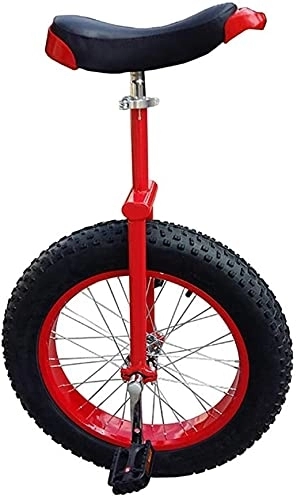 Monociclo : Bicicleta Monociclo Monociclo 20 Ruedas De 24 Pulgadas Monociclos para Niños Adultos Principiante Adolescente, Cómodo Sillín Monociclo Asiento Acero Tenedor Marco Goma Neumático De Montaña para Cicl