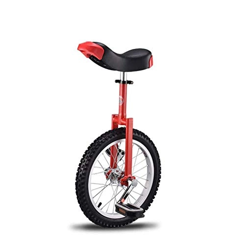 Monociclo : Caseyaria 16Inch / 24 Pulgadas De La Rueda Monociclo Ciclo Equilibrio De Bicicleta De Ejercicios De Fitness Diversin Vespa Circo para Adultos Y Nios, Rojo