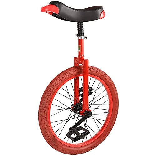Monociclo : Color de 20 Pulgadas para Adultos y niños, Bicicleta de una Rueda para Ejercicios de Ciclismo de Equilibrio como Regalos para niños