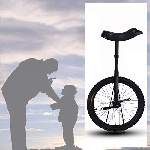 Monociclo : GAOYUY Monociclo Al Aire Libre, 16"18" Ejercicio De Ciclismo De Equilibrio De Neumáticos De Montaña De Butilo Antideslizante For Adultos Niños (Color : Black, Size : 16 Inches)