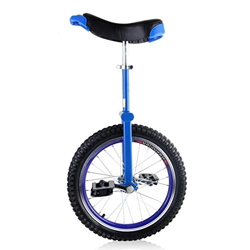 Monociclo : HWF Monociclo Monociclo para Adultos para Hombres / Mujeres / Niños Grandes, Monociclo para Niños de 9 A 15 Años / Niños / Niñas, Cumpleaños, 16" / 18" / 20" / 24" Rueda, Azul
