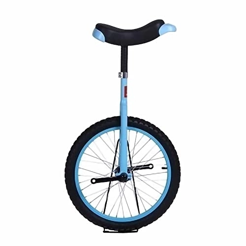 Monociclo : HXFENA 12 Pulgadas Monociclo, Kids Entrenador de Ruedas Al Aire Libre Antideslizante Ajustable Equilibrio AcrobáTico Ejercicio en Bicicleta de una Sola Rueda / Blue / 48CM