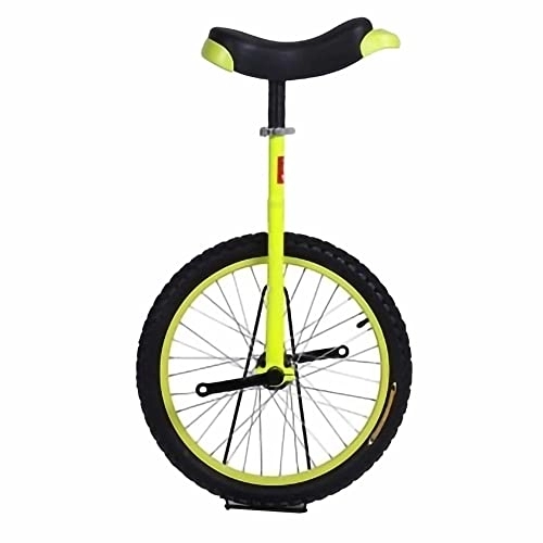 Monociclo : HXFENA 14 Pulgadas Monociclo para Kids, Equilibrio Ciclismo Ejercicio EspectáCulo AcrobáTico Competencia FíSica una Sola Rueda SillíN ErgonóMico Contorneado / 55CM / Yellow