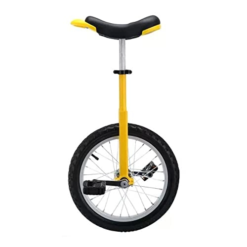 Monociclo : HXFENA 16 Pulgadas Monociclo, Ajustable Antideslizante Equilibrio de NeumáTicos Ciclismo, Uso para Principiantes NiñOs Adultos DiversióN Bicicleta Fitness Ruedas / 16 Inches / Y