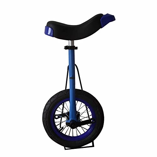 Monociclo : HXFENA Monociclo, Acrobacia Bicicleta Equilibrio Ciclismo Ejercicio Altura Ajustable SillíN ErgonóMico Contorneado Adecuado para NiñOs de 100-130 CM / 12 Inches / Blue