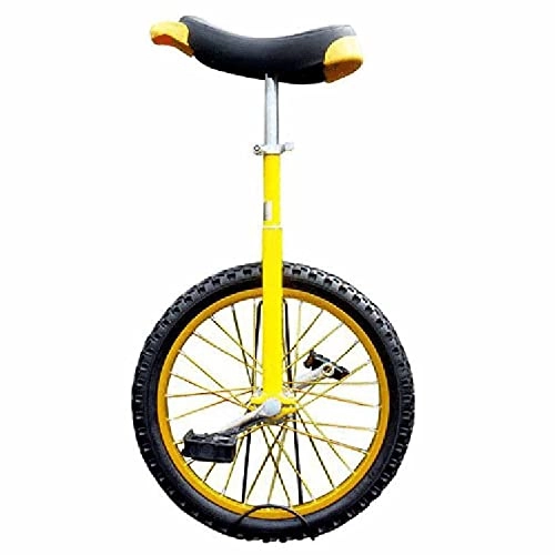 Monociclo : HXFENA Monociclo Ajustable, NeumáTico de Montaña Antideslizante Adecuado para Principiantes Kids AcrobáTico Profesional Monorrueda Equilibrio Ejercicio de Ciclismo / 20 Inch / Yellow