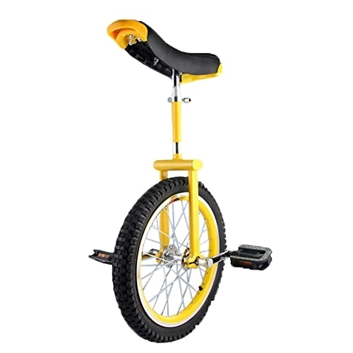 Monociclo : HXFENA Monociclo para NiñOs, NeumáTico de Goma de Montaña Antideslizante Divertidas Acrobacias Bicicletas Ejercicio de Equilibrio de una Sola Rueda / 16 Inches / Yellow