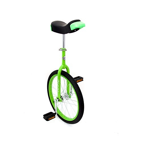 Monociclo : Indy Entrenador Kids 'Verde-Monociclo, 20", Marco de Acero, 1Velocidad Redondeadas plstico Pedales silln de Contorno ergonmico