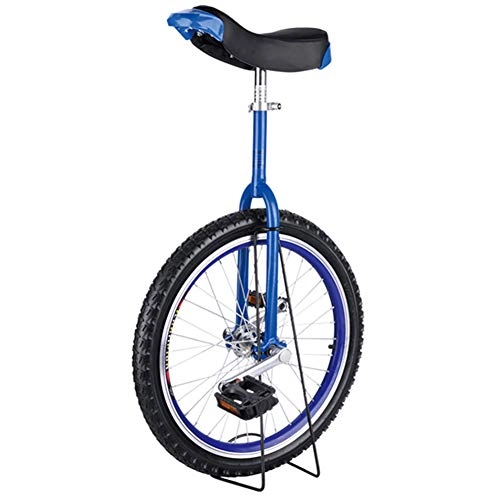 Monociclo : LFFME Monociclo De 16 / 18 / 20 / 24"Altura Ajustable Antideslizante Equilibrio De Neumáticos De Montaña Ejercicio De Ciclismo, con Soporte De Monociclo, A, 24