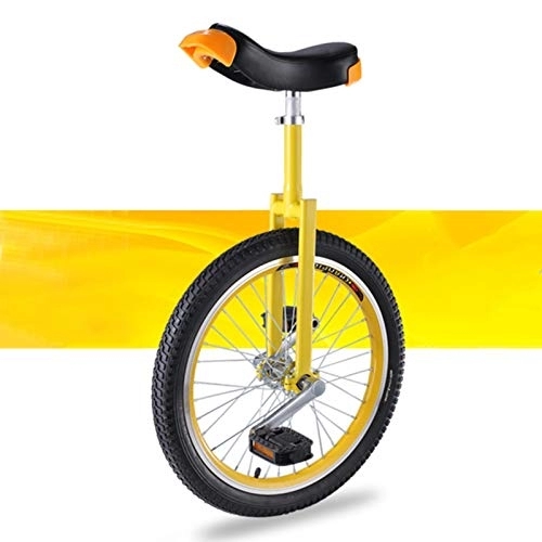 Monociclo : Lhh Monociclo Monociclo de 16" / 18" / 20"para Niños Y Adultos, Monociclo Exterior Ajustable con Borde de Aleación, Monociclo Competitivo Monociclo de Equilibrio Automático (Size : 18inch Wheel)