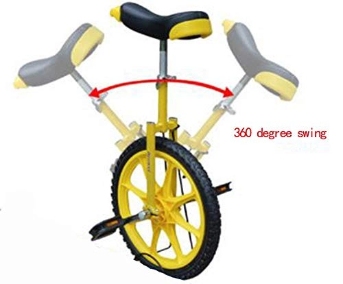 Monociclo : LNDDP Monociclo, Bicicleta Ajustable 16 18 Entrenador Ruedas 2.125'Uso del Equilibrio del Ciclo del neumtico Antideslizante para Principiantes Nios Adultos Ejercicio Diversin Fitness