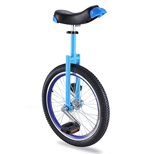 Monociclo : Lqdp Monociclo Monociclo de 16'' para Niños de 8 / 9 / 10 / 12 Años, Ciclismo de Equilibrio con Pedales Antideslizantes para Carreras Divertidas en Grupo, Azul
