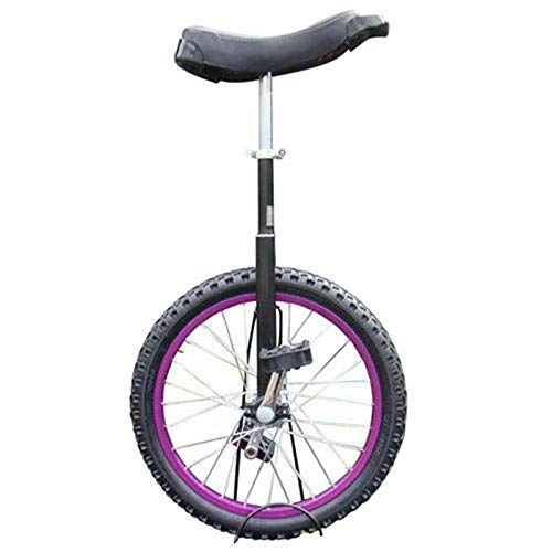 Monociclo : LXX Monociclo de 20 / 18 / 16 / 14 Pulgadas para Adultos y niños, Monociclo Ajustable para Exteriores con Borde Aolly