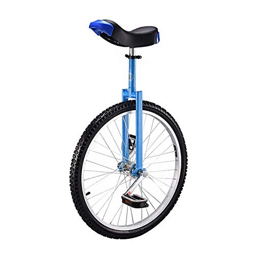 Monociclo : LXX Monociclo de 24 Pulgadas para niños Grandes / Adultos, Monociclo Ajustable para Exteriores con Marco de Acero Resistente y llanta de aleación, cumpleaños