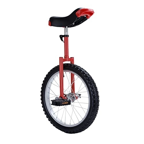 Monociclo : Monociclo a ruota Bicicletta da competizione Bicicletta a ruota singola Balance Bike Sport all'aria Aperta Mountain Bike Esercizio di Fitness con sedile regolabile facile red-18inch