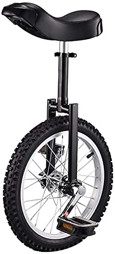 Monociclo : Monociclo Bicicleta Monociclo Monociclo para adultos Niños Principiantes Monociclos Rueda de 16 / 18 pulgadas, Horquilla de acero al manganeso de alta resistencia, Asiento ajustable, Equilibrio de neu