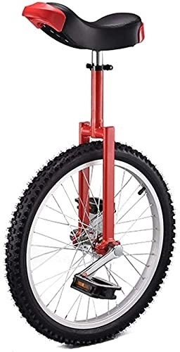 Monociclo : Monociclo Bicicleta Monociclo Rueda De 20 Pulgadas Monociclo, Monociclos para Adultos Niños Principiantes Adolescentes Niñas Niños Bicicleta De Equilibrio (Rojo)