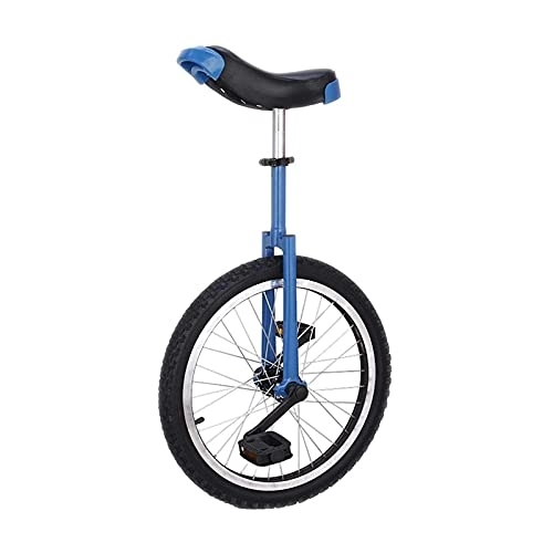 Monociclo : Monociclo De Rueda Azul De 16" / 18" / 20", Rueda De Butilo A Prueba De Fugas, Bicicleta De Ajuste De Altura Azul con Borde De Aleación De Aluminio, para Adultos, Niños, Niños (Tamaño: 51 Cm (20 PU