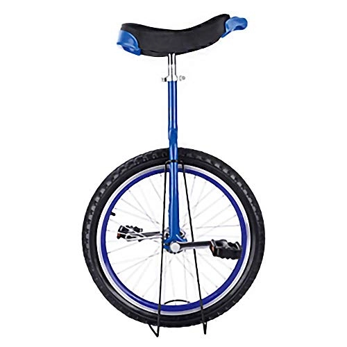 Monociclo : Monociclo, Equilibrio de Llantas de Montaña Antideslizante Ajustable Ejercicio de Ciclismo Un Ciclo con una Sola Rueda para AcróBatas NiñOs Principiantes / 16 inches / azul