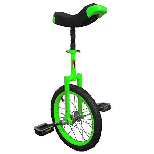 Monociclo : Monociclo Monociclo Verde Monociclos para Adultos / Principiantes 20 / 24 Pulgadas, 16 Pulgadas Ruedas Monociclo (Verde 16 Pulgadas)