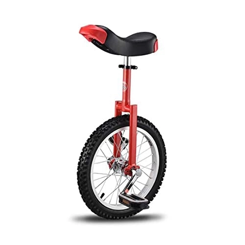 Monociclo : Monociclo Nero 24" / 20" / 18" / 16" Monociclo con Ruote per Bambini / Adulti, Biciclette da Ciclismo Equilibrio Bicicletta con Sedile Regolabile e Pedale Antiscivolo, Età 9 Anni e Su, B, 16in