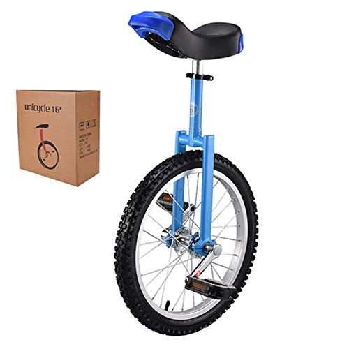 Monociclo : rgbh Monociclo Entrenador, Unicycle Altura Ajustable Skidproof Mountain Tire Balance Ciclismo Ejercicio Bicicletas para Principiantes / Profesionales / Niños / Adultos Blue- 24 Inches