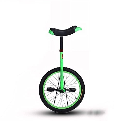 Monociclo : Rueda Antideslizante Monociclo Bicicleta Neumático De Montaña Ciclismo Deportes Al Aire Libre Ejercicio Físico Salud Monociclos para Adultos Motorizados (Color: Verde, Tamaño: 20 Pulgadas) Durable
