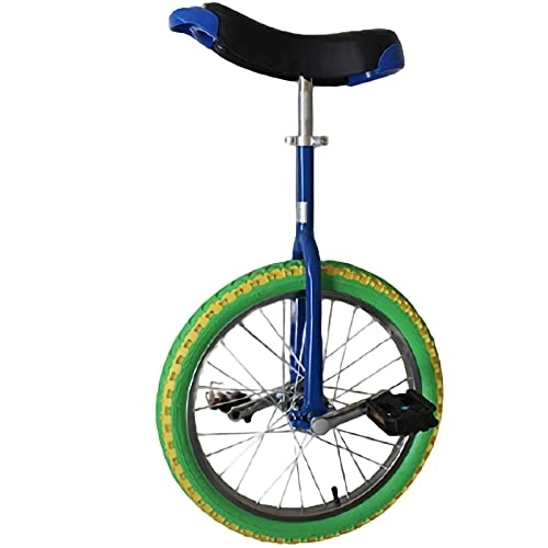 Monociclo : Soporte Libre De Ruedas De Monociclo con Neumáticos De Colores, Una Herramienta Ligera para Bicicletas Acrobáticas Monociclo De Equilibrio (Color: Amarillo, Tamaño: 18 Pulgadas) Durable