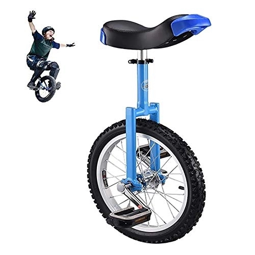 Monociclo : SSZY Monociclo Azul 18 / 16inch Rueda Unicycles for los niños / niñas / os (13 / 14 / 16 / 18 años), Entrenador en Bicicleta de 24 Pulgadas for Adultos / Hombre Equilibrio en Bicicleta, al Aire Libre Ejercicio