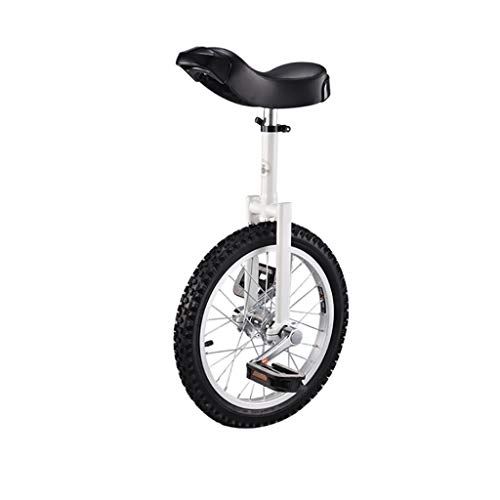 Monociclo : TTRY&ZHANG Adultos Altura Ajustable Freestyle Monociclo Sola Ronda de niños Equilibrio Ejercicio en Bicicleta 16 / 18 / 20 Pulgadas Negro (Size : 20 Inch)