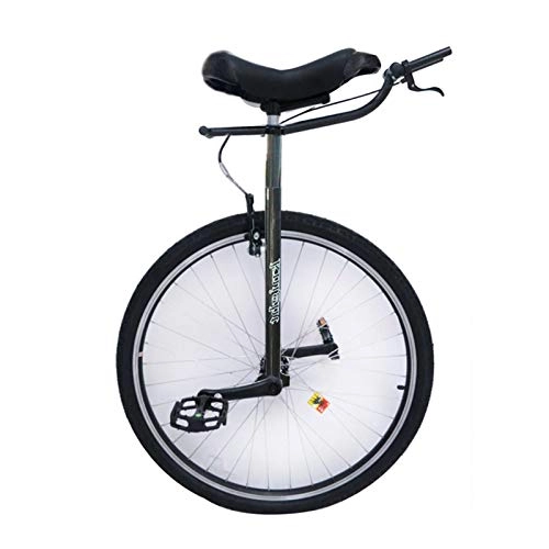 Monociclo : TTRY&ZHANG Unicycle de Adultos Altos, Bicicleta de Rueda Extra Grande de 28"(71 cm) con asa y Frenos, para Altura de niños Grandes de 160-195 cm (63" -77"), Altura Ajustable