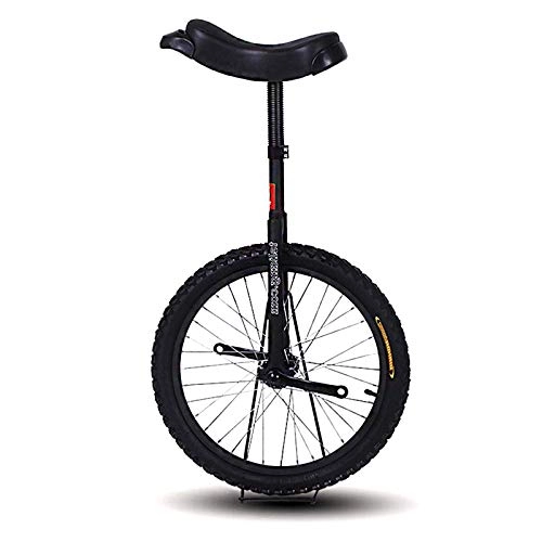 Monociclo : YQG Monociclo Adulto Extra Grande de 24 Pulgadas para Personas Altas de 160-190 cm (63"-77"), Marco de Acero Resistente y llanta de aleación de Color Negro