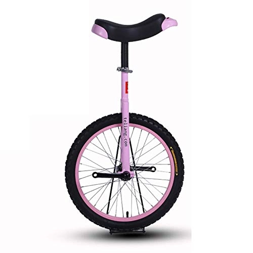 Monociclo : YQG Monociclo de Rueda de 16 / 18 / 20 Pulgadas para niños y Adultos, Bicicleta de Pedal de Ejercicio con Borde de aleación Antideslizante con Asiento Ajustable