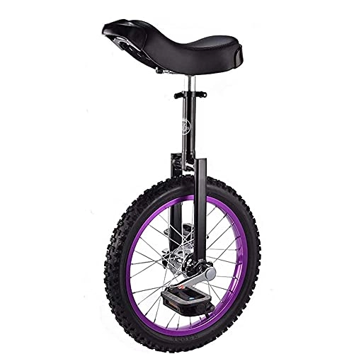Monociclo : YVX Bicicleta de Equilibrio, Monociclo con Ruedas de 16"(40, 5 cm), llanta de aleación de Aluminio Duradera y Bicicleta de Equilibrio de Acero al manganeso, para niños Principiantes y niñas al a