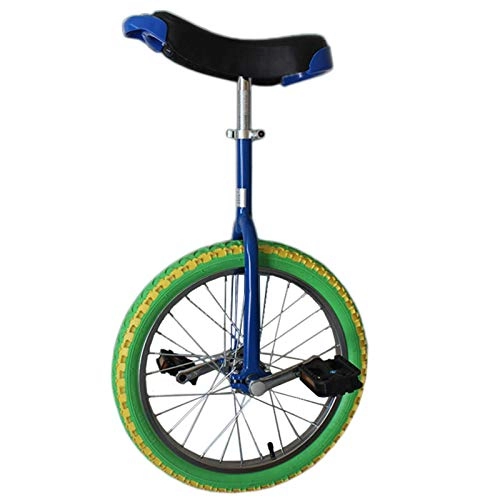 Monociclo : ywewsq 18 Pulgadas Whell Boy's para Adolescentes / niños Grandes / Adultos pequeños, niños de 12 años Equilibrio en Bicicleta para Deportes al Aire Libre Trek, cumpleaños (Color: