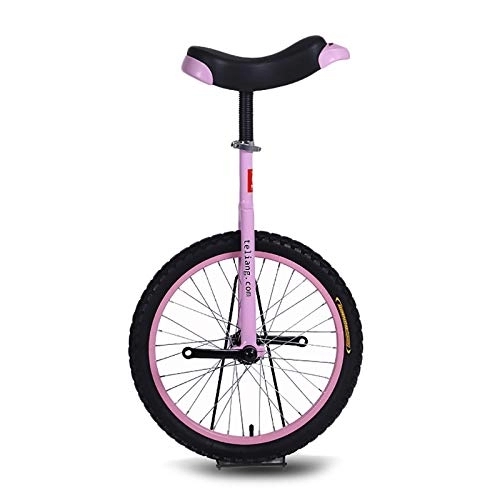 Monociclo : ZLI Monociclo Uniciclo para Principiantes para Niñas con Asiento Ajustable, Bicicleta de Equilibrio para Niños Altos para Divertidos Ejercicios Físicos, Neumático de Butilo Antideslizante