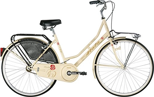 Paseo : Bicicleta Atala Citybike tipo Holland, Modelo Piccadilly, color crema, marco 26, talla 46 (Talla única)