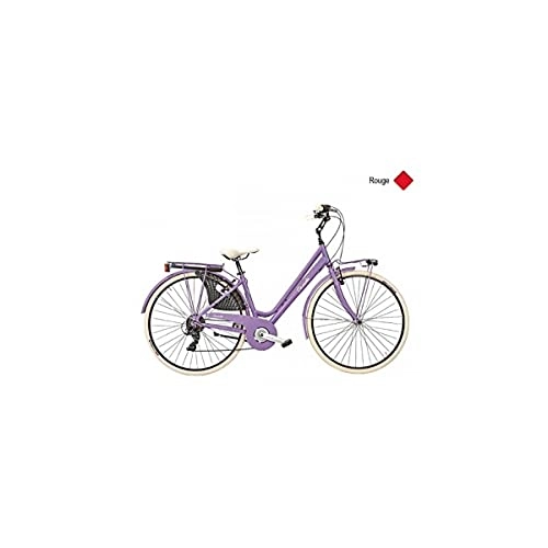 Paseo : Bicicleta Cottage 28 para mujer, 6 V, aluminio, color rojo H44