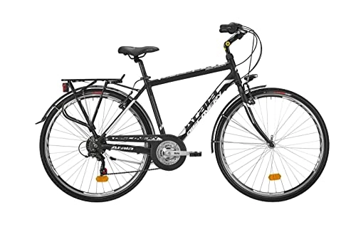 Paseo : Bicicleta de ciudad Atala Discovery S 18 velocidades color negro / blanco talla 54