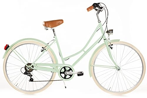 Paseo : CAPRI Valentina Bicicleta, Adultos Unisex, Verde Pastel, Grande