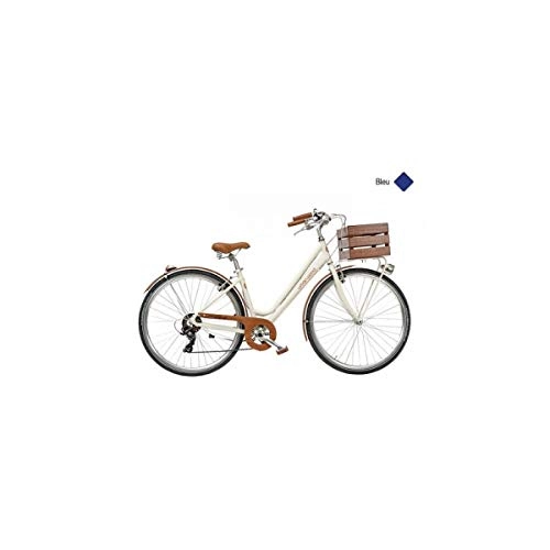 Paseo : Casadini - Bicicleta urbana WOOD 28 para mujer, 7 V, aluminio, color azul H44