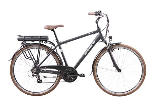 Paseo : F.lli Schiano E- Ride Bicicleta, Hombres, Negra, 28