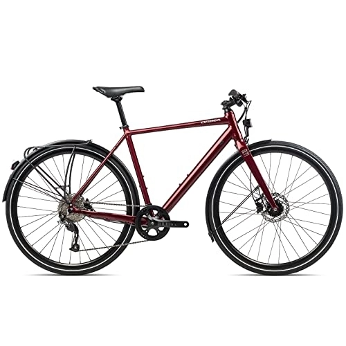 Paseo : ORBEA Carpe M402 - Bicicleta unisex (15 m, 9 velocidades, 52, 5 cm, 28", color rojo oscuro metálico