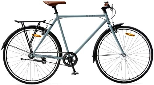 Paseo : Unbekannt Bicicleta de ciudad Popal Valther de 28 pulgadas para hombre, sin cambio, tamaño del marco: 57 cm