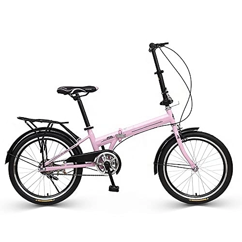 Plegables : 20 Pulgadas Bicicleta Plegable para Hombres y Mujeres, Bicicleta Retro de Ciudad con Frenos de Disco Dobles ​para Aire Libre Deporte de la Bici