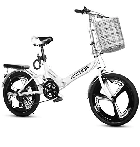 Plegables : AOHMG Bicicleta Plegable, 7-velocidades Peso Ligero Urbana Bici Plegable Unisex
