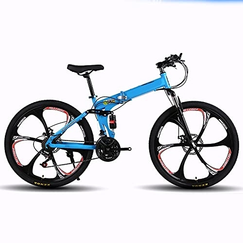Plegables : ASPZQ Bicicleta De Montaña Plegable, Cómodo Móvil Portátil Compacto Liviano Plegable Bicicleta para Adultos Estudiante De La Bicicleta Ligera, E, 26 Inches