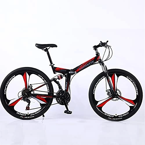 Plegables : ASPZQ Bicicletas De Ciclismo, Cómoda Bicicleta De Montaña Plegable Ligera Potable Portátil Portátil para Hombres - Estudiantes Y Viajeros Urbanos, A, 26 Inch 30 Speed